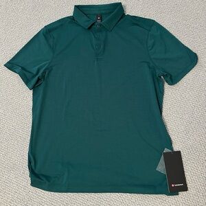 NWT Lululemon Men’s Large Green Evolution Short Sleeve Polo